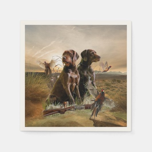 De Pudelpointer Servet (Voorkant)