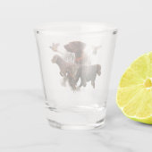 De Pudelpointer Shot Glas (Achterkant)