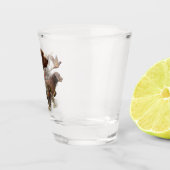 De Pudelpointer Shot Glas (Rechts)