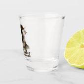 De Pudelpointer Shot Glass Glas (Rechts)