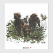 De Pudelpointer Sticker (Vel)