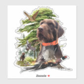 De Pudelpointer Sticker (Vel)