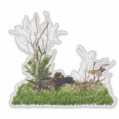 De Pudelpointer Sticker (Voorkant)