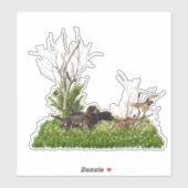 De Pudelpointer Sticker (Vel)