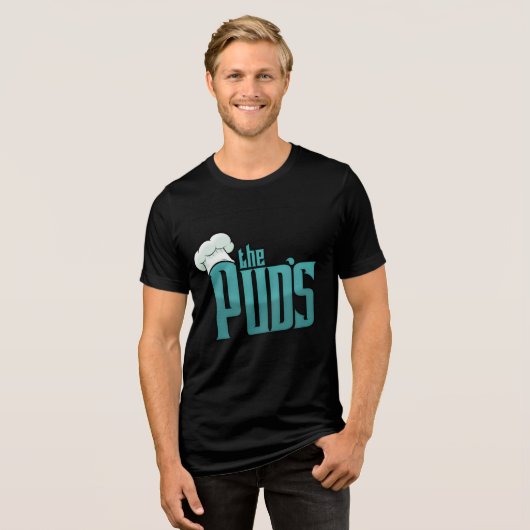 De pudjes Tri-Blend shirt (Voorkant volledig)