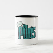 De pudjes tweekleurige koffiemok (Center)