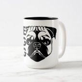 De Pug Mok - Mooie Koffiemok (Voorkant rechts)