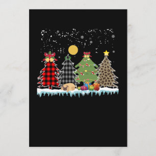 de pug slaapt tijdens het kerstseizoen kaart