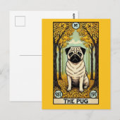 De Pug Tarot Kaart (Voorkant / Achterkant)