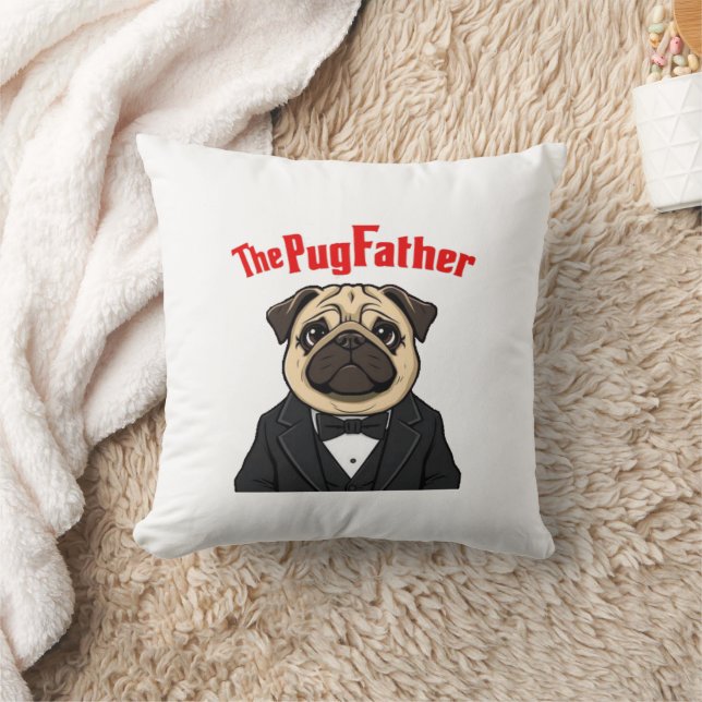 De pug vader kussen (Deken)