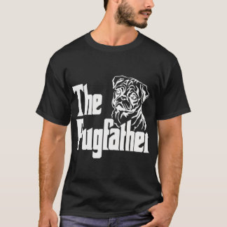 De Pugfather Pug Vader Vaderdag Pug Liefhebbers T-shirt
