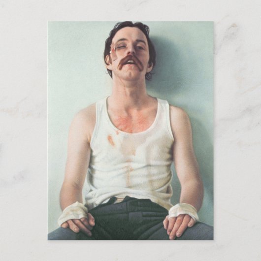 De pugilist 1976 briefkaart (Voorkant)