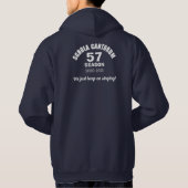 De pullover van Schola Mannen "blijf zingen" (Achterkant)