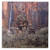 De pulpit en de vluchtige waterval tegeltje (Voorkant)