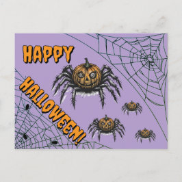 De Pumpkin Headed Crawler Feestdagenkaart
