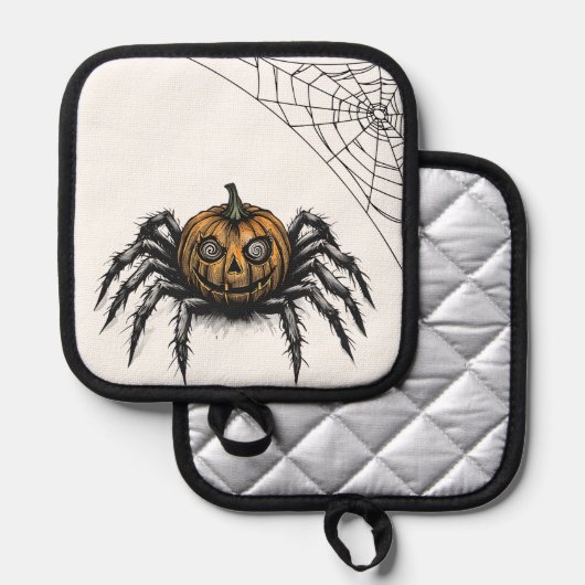 De Pumpkin Headed Crawler-No BG met Web Pannenlap (Voorkant / Achterkant)
