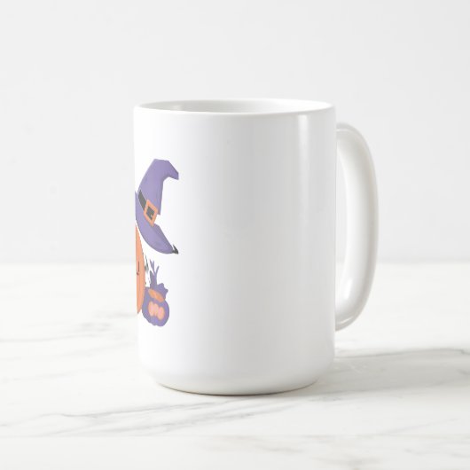 De Pumpkin Smile Mok (Voorkant rechts)