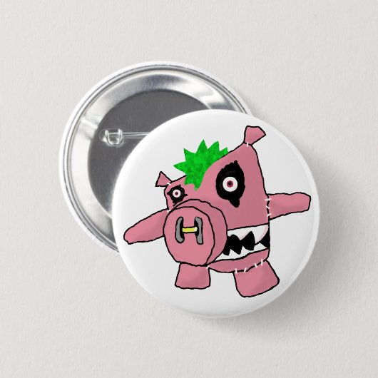 De pung ronde button 5,7 cm (Voorkant /achterkant)