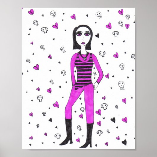 De Punk keuze Poster (Voorkant)