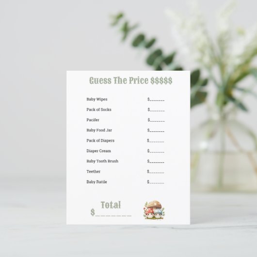 De Punten van de Baby van het Baby shower van padd (Staand voorkant)