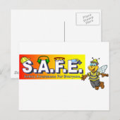 De Punten van de Voorlichting van de veiligheid Briefkaart (Voorkant / Achterkant)