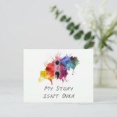 De puntkomma Mijn Verhaal is niet over Briefkaart (Staand voorkant)