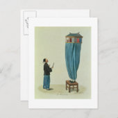 De Puppets, gegraveerd door Mlle. Formentin, pub.  Briefkaart (Voorkant / Achterkant)