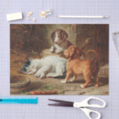De Puppies zijn wakker van Carl Reichert Tissuepapier (Craft)