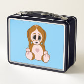 De puppy Metal Lunch Box (Achterkant)