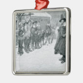 De Puritan Governor Metalen Ornament (Links)