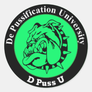 De Pussification University Officiële Sticker