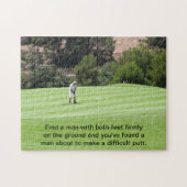 De putt maken legpuzzel (Horizontaal)