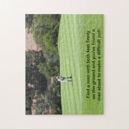 De putt maken legpuzzel