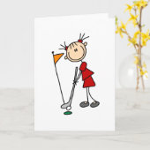 De putt uit de groene zak kaart (Gele Bloem)