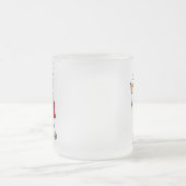 De putt uit de groene zak matglas koffiemok (Center)