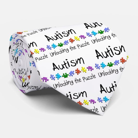 De puzzel losmaken stropdas (Opgerold)