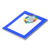 De puzzel oplossen... Blauw Notitieblok (Linkerzijde)