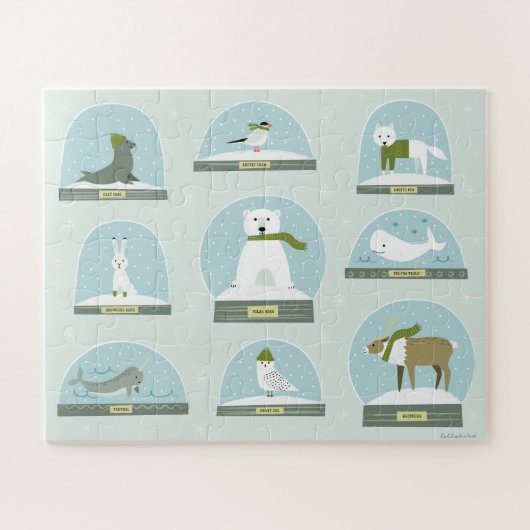 De puzzel van Arctic Animals Kinderen (Horizontaal)