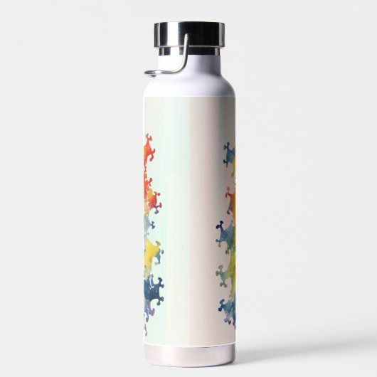 De puzzel van binnen waterfles (Rechts)