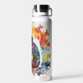 De puzzel van binnen waterfles (Achterkant)