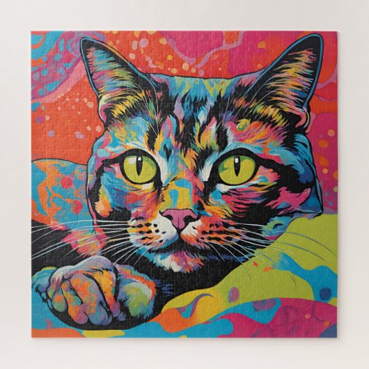 De puzzel van Cat Lover (Verticaal)