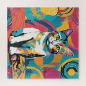 De puzzel van Cat Lover (Horizontaal)