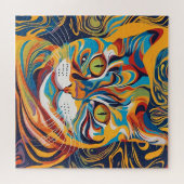 De puzzel van Cat Lover (Horizontaal)