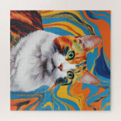 De puzzel van Cat Lover (Horizontaal)