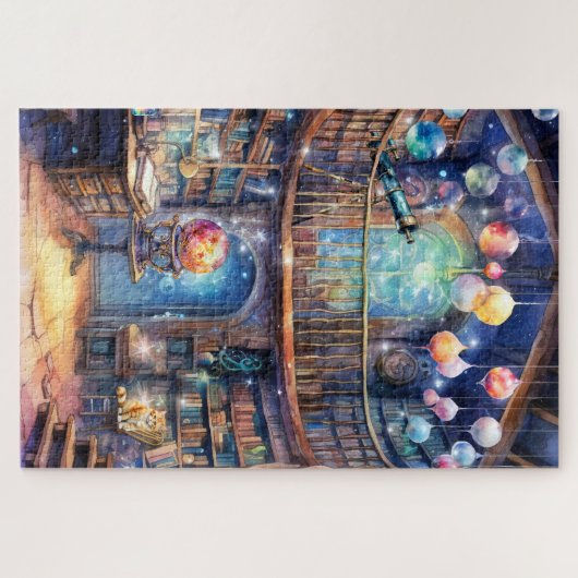 De puzzel van de bibliotheek van de astronoom (Horizontaal)