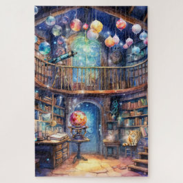 De puzzel van de bibliotheek van de astronoom