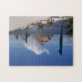 De puzzel van de Jigzaag met de strandscène Belize (Horizontaal)