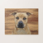 De puzzel van Pit Bull Lover Legpuzzel (Horizontaal)