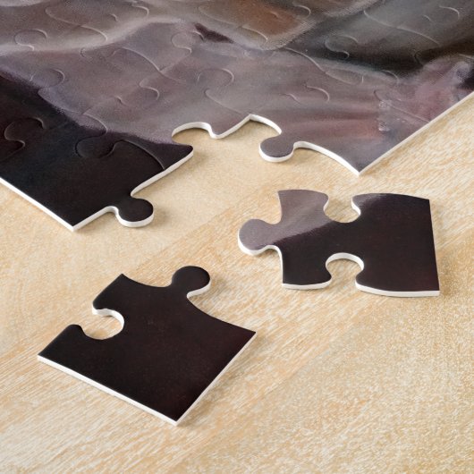 De puzzel voltooien legpuzzel (Zijkant)