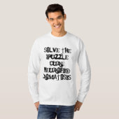 de puzzelgenezing van neurofibromatose op te losse t-shirt (Voorkant volledig)